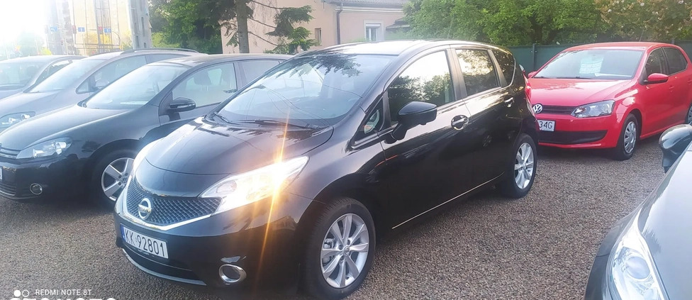 Nissan Note cena 33900 przebieg: 114000, rok produkcji 2014 z Kraków małe 781